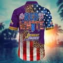 NCAA Albany Great Danes Hawaiian Shirt Fireworks Independence Day Beach Lovers Gift