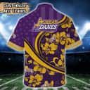 NCAA Albany Great Danes Hawaiian Shirt US Flag Flower Custom Name NCAA Albany Great Danes Hawaiian Shirt US Flag Flower Custom Name