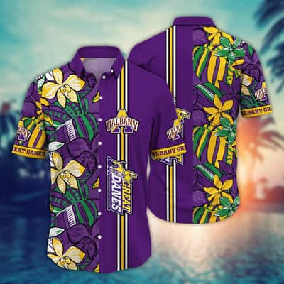 NCAA Albany Great Danes Hawaiian Shirt Gift For Beach Holiday