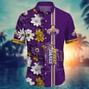 Floral Aloha NCAA Albany Great Danes Hawaiian Shirt Beach Vacation Gift