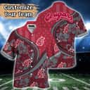 NCAA Washington State Cougars Hawaiian Shirt Custom Name Summer Beach Gift NCAA Washington State Cougars Hawaiian Shirt Custom Name Summer Beach Gift