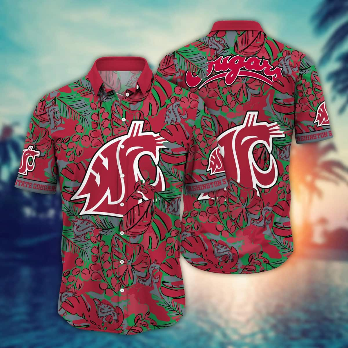 NCAA Washington State Cougars Hawaiian Shirt Summer Gift For Friend