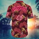 NCAA Washington State Cougars Hawaiian Shirt Palm Leaves Pattern NCAA Washington State Cougars Hawaiian Shirt Palm Leaves Pattern