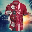 Floral Aloha NCAA Washington State Cougars Hawaiian Shirt Beach Gift For Him