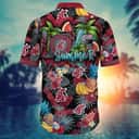 Summer Aloha NCAA Washington State Cougars Hawaiian Shirt Tropical Fruit Pattern Summer Aloha NCAA Washington State Cougars Hawaiian Shirt Tropical Fruit Pattern