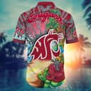 NCAA Washington State Cougars Hawaiian Shirt Gift For Beach Trip