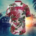 Floral Aloha NCAA Washington State Cougars Hawaiian Shirt Best Beach Gift Floral Aloha NCAA Washington State Cougars Hawaiian Shirt Best Beach Gift
