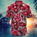 Floral Aloha NCAA Washington State Cougars Hawaiian Shirt Trendy Summer Gift