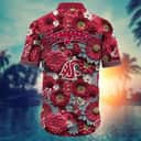 Floral Aloha NCAA Washington State Cougars Hawaiian Shirt Trendy Summer Gift Floral Aloha NCAA Washington State Cougars Hawaiian Shirt Trendy Summer Gift