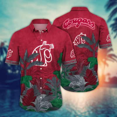 NCAA Washington State Cougars Hawaiian Shirt Beach Vacation Gift