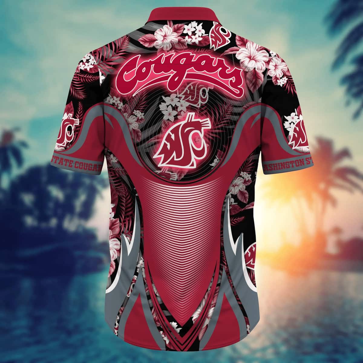 NCAA Washington State Cougars Hawaiian Shirt Practical Beach Gift NCAA Washington State Cougars Hawaiian Shirt Practical Beach Gift