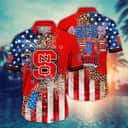 NCAA NC State Wolfpack Hawaiian Shirt Fireworks Independence Day