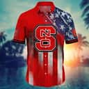 NCAA NC State Wolfpack Hawaiian Shirt Happy 4th Of July NCAA NC State Wolfpack Hawaiian Shirt Happy 4th Of July