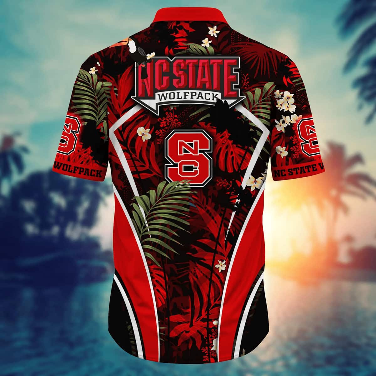 Tropical Aloha NCAA NC State Wolfpack Hawaiian Shirt Beach Gift For Friend Tropical Aloha NCAA NC State Wolfpack Hawaiian Shirt Beach Gift For Friend