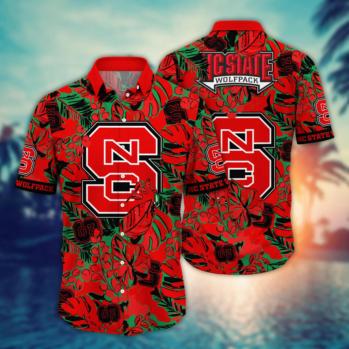 Summer Aloha NCAA NC State Wolfpack Hawaiian Shirt Gift For Beach Vacation Summer Aloha NCAA NC State Wolfpack Hawaiian Shirt Gift For Beach Vacation