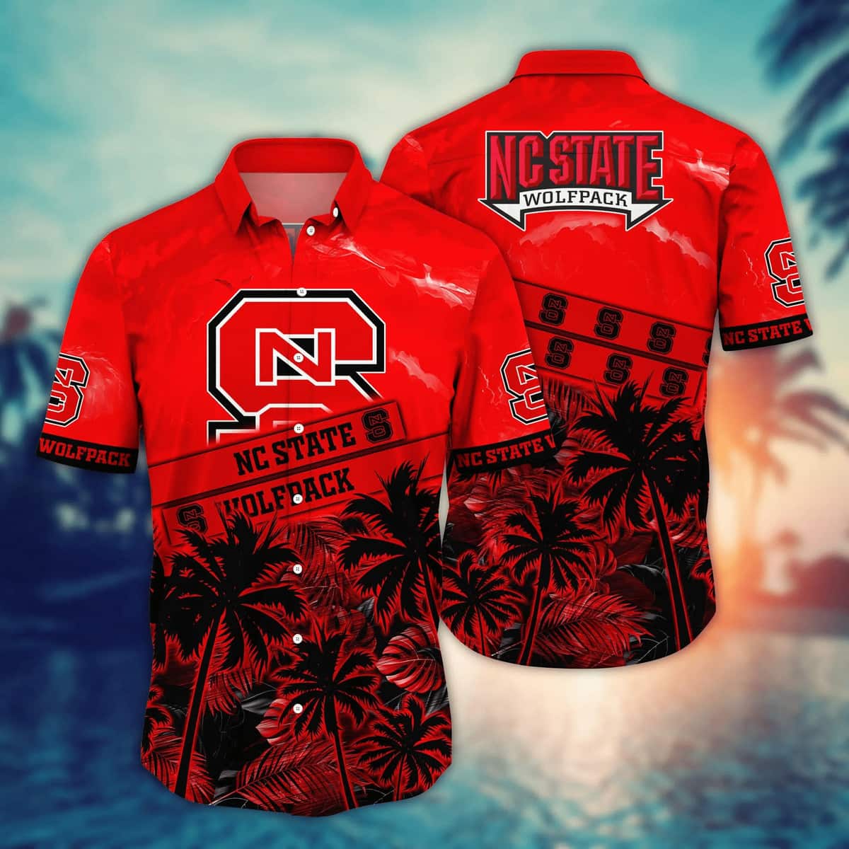 Vintage Aloha NCAA NC State Wolfpack Hawaiian Shirt Trendy Summer Gift Vintage Aloha NCAA NC State Wolfpack Hawaiian Shirt Trendy Summer Gift