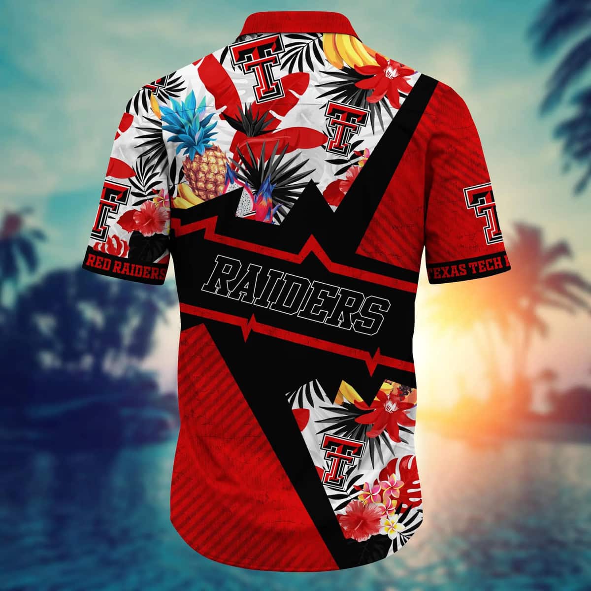 NCAA Texas Tech Red Raiders Hawaiian Shirt Gift For Beach Vacation NCAA Texas Tech Red Raiders Hawaiian Shirt Gift For Beach Vacation