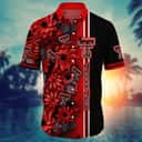 Floral Aloha NCAA Texas Tech Red Raiders Hawaiian Shirt Beach Gift For Friend