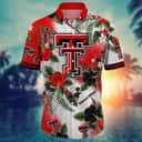 NCAA Texas Tech Red Raiders Hawaiian Shirt Hibiscus Flowers Pattern NCAA Texas Tech Red Raiders Hawaiian Shirt Hibiscus Flowers Pattern