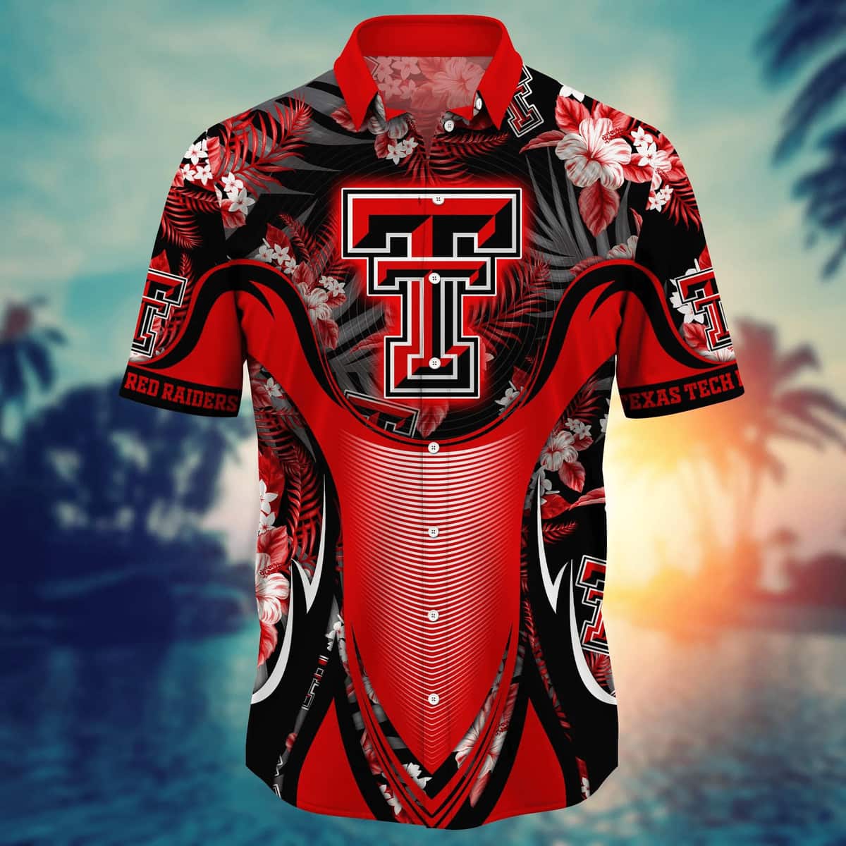 NCAA Texas Tech Red Raiders Hawaiian Shirt Trendy Summer Gift NCAA Texas Tech Red Raiders Hawaiian Shirt Trendy Summer Gift
