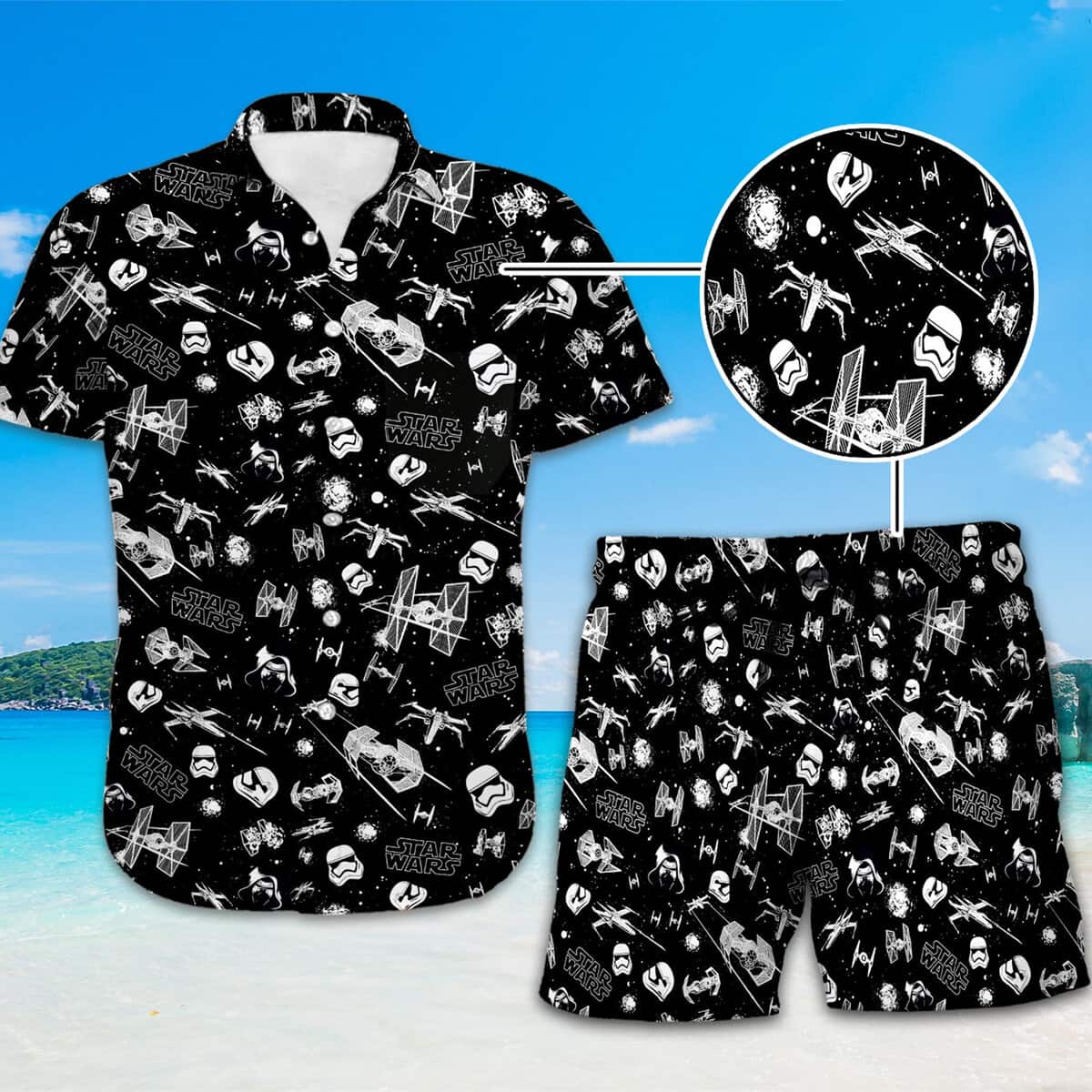 Star Wars Spaceship Hawaiian Shirt Summer Gift For Friend Star Wars Spaceship Hawaiian Shirt Summer Gift For Friend