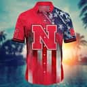 NCAA Nebraska Cornhuskers Hawaiian Shirt Happy 4th Of July NCAA Nebraska Cornhuskers Hawaiian Shirt Happy 4th Of July