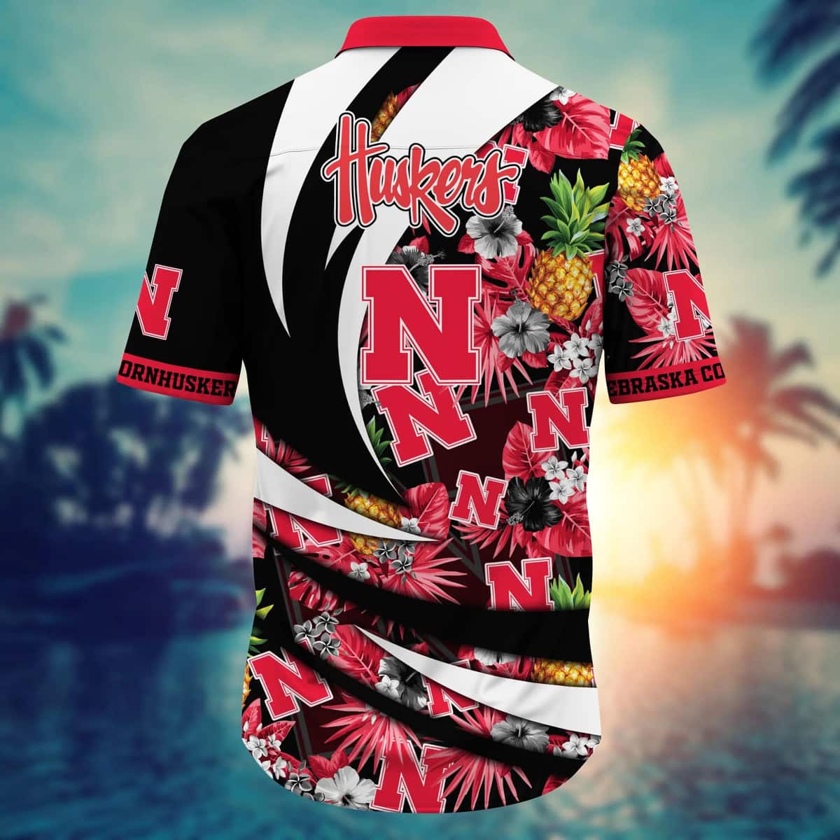 Summer Aloha NCAA Nebraska Cornhuskers Hawaiian Shirt Summer Vacation Gift