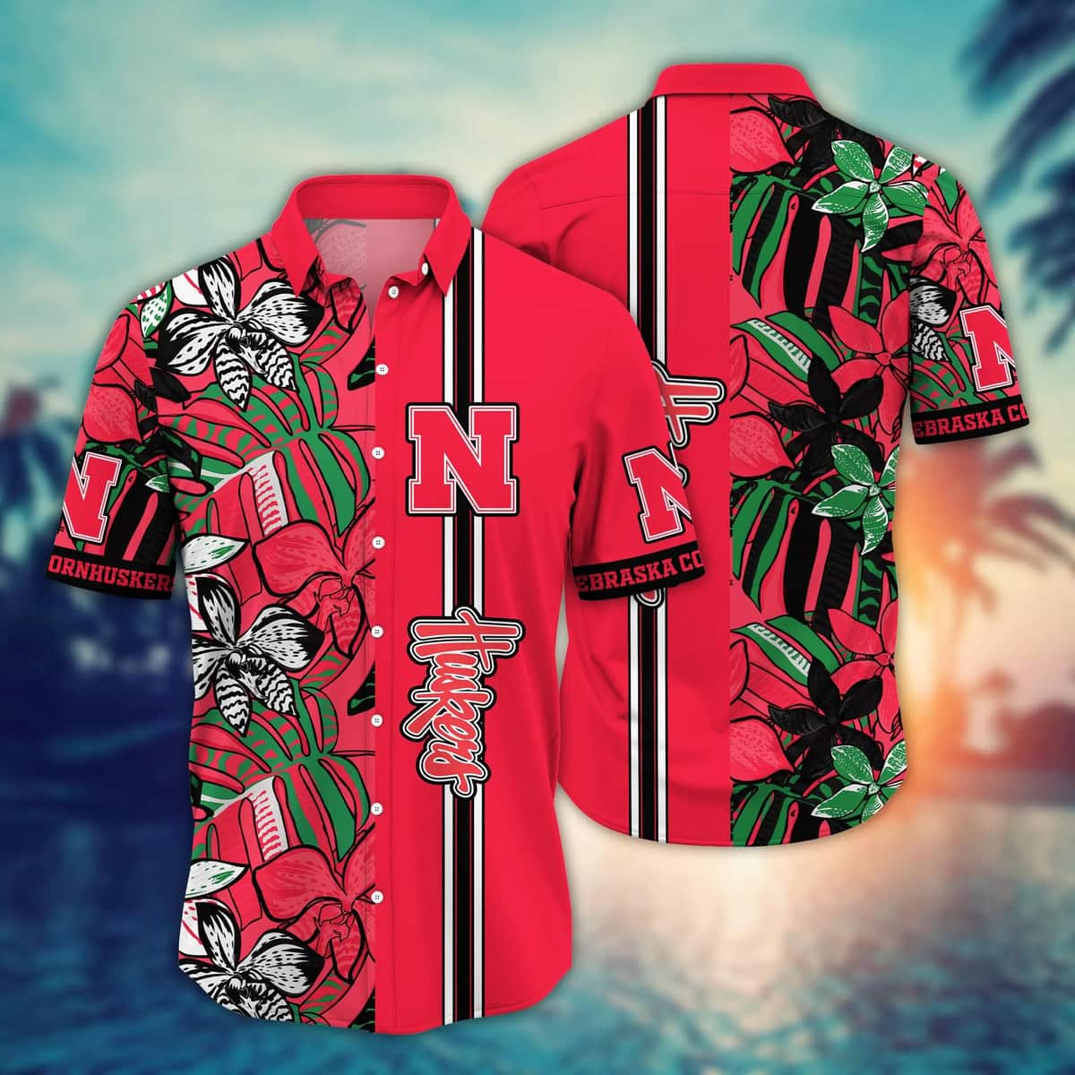 Summer Aloha NCAA Nebraska Cornhuskers Hawaiian Shirt Practical Beach Gift Summer Aloha NCAA Nebraska Cornhuskers Hawaiian Shirt Practical Beach Gift