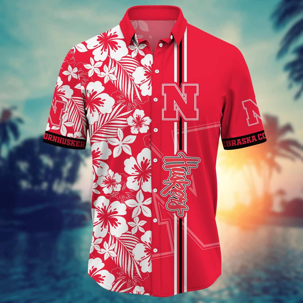 Nebraska Cornhuskers NCAA Hawaiian Shirt Beach Gift For Friend