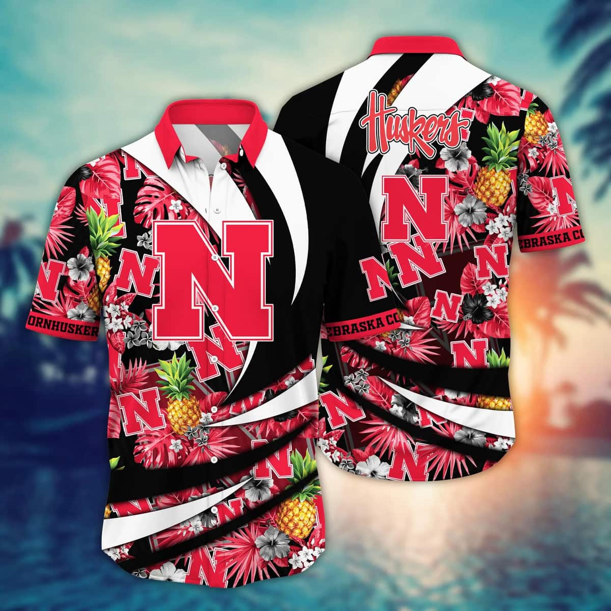 NCAA Nebraska Cornhuskers Hawaiian Shirt Trendy Summer Gift NCAA Nebraska Cornhuskers Hawaiian Shirt Trendy Summer Gift