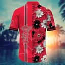Floral Aloha NCAA Nebraska Cornhuskers Hawaiian Shirt Practical Beach Gift