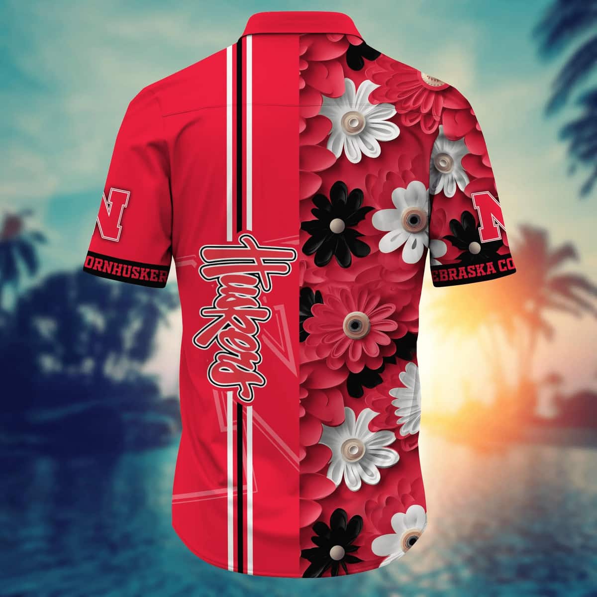 Floral Aloha NCAA Nebraska Cornhuskers Hawaiian Shirt Practical Beach Gift Floral Aloha NCAA Nebraska Cornhuskers Hawaiian Shirt Practical Beach Gift