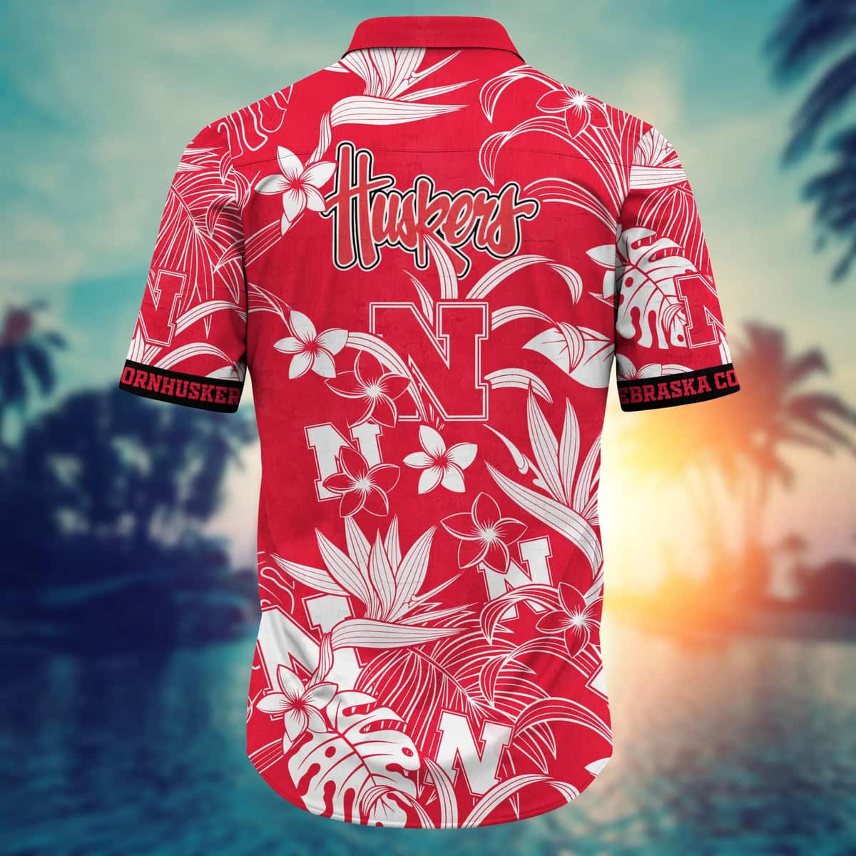 Aloha NCAA Nebraska Cornhuskers Hawaiian Shirt Hawaii Vacation Gift
