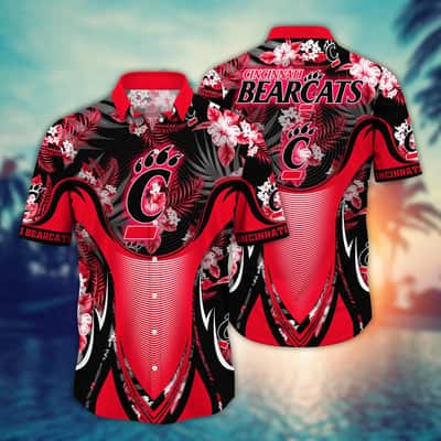 Tropical Aloha NCAA Cincinnati Bearcats Hawaiian Shirt Summer Vacation Gift Tropical Aloha NCAA Cincinnati Bearcats Hawaiian Shirt Summer Vacation Gift
