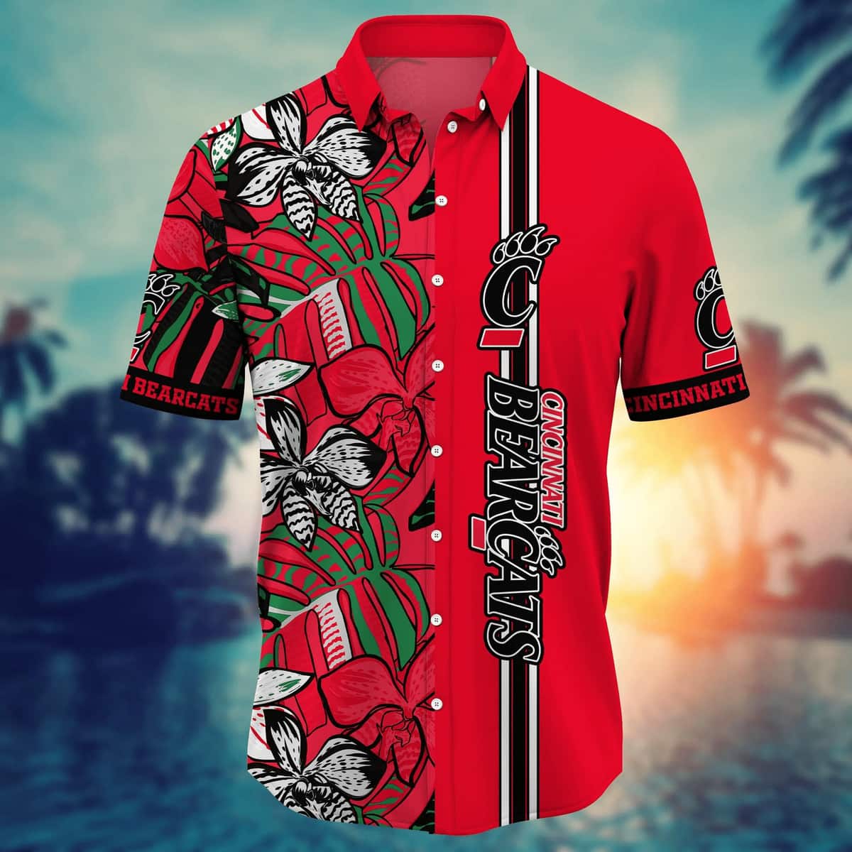 NCAA Cincinnati Bearcats Hawaiian Shirt Gift For Beach Trip NCAA Cincinnati Bearcats Hawaiian Shirt Gift For Beach Trip