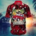 NCAA Cincinnati Bearcats Hawaiian Shirt Summer Aloha Palm Leaves Pattern