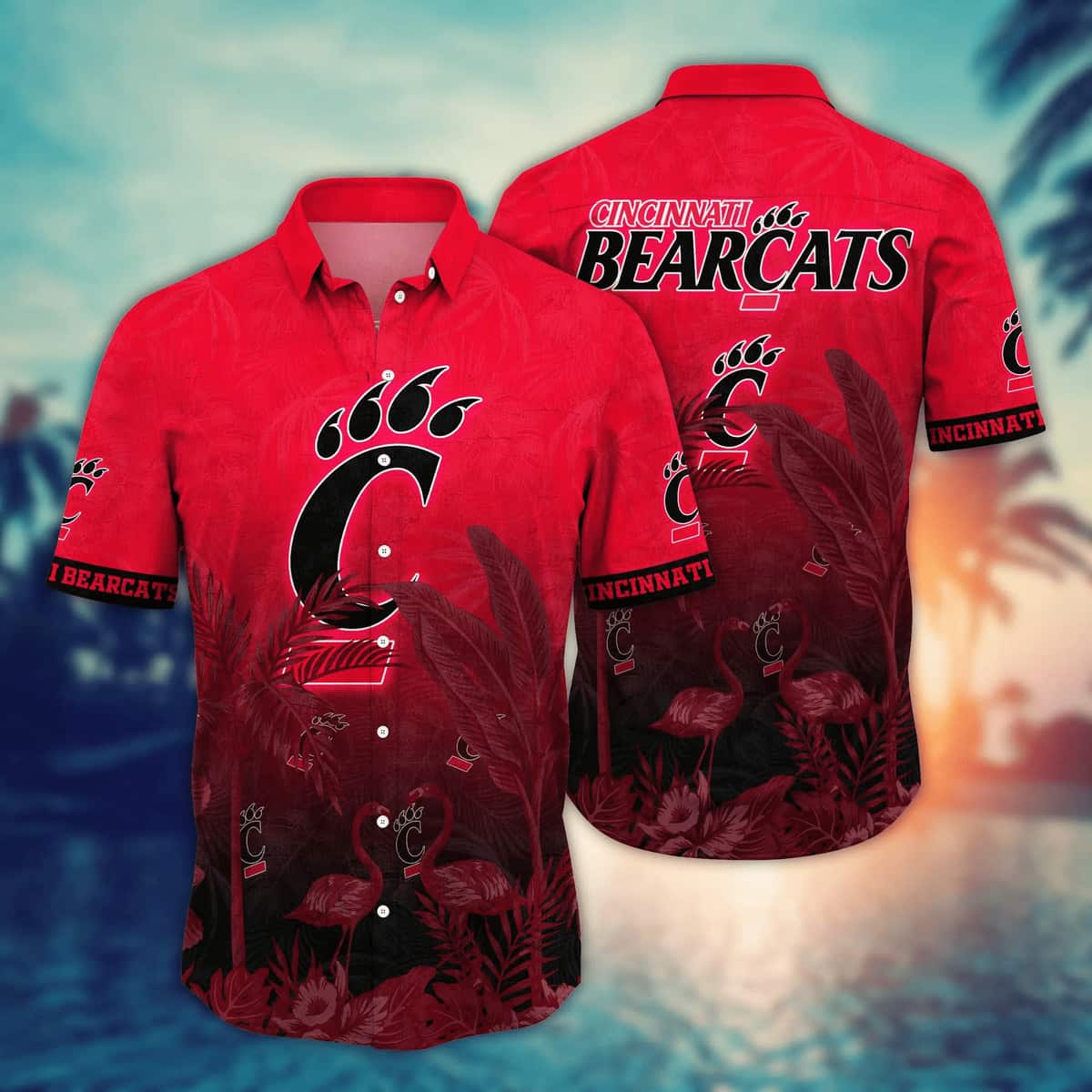 Vintage Aloha NCAA Cincinnati Bearcats Hawaiian Shirt Beach Lovers Gift Vintage Aloha NCAA Cincinnati Bearcats Hawaiian Shirt Beach Lovers Gift