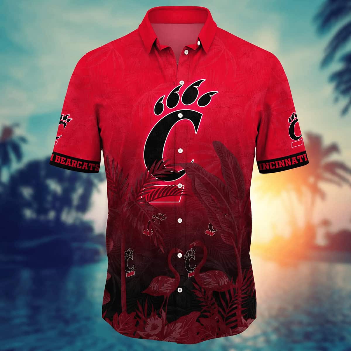 Vintage Aloha NCAA Cincinnati Bearcats Hawaiian Shirt Beach Lovers Gift