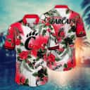 NCAA Cincinnati Bearcats Hawaiian Shirt Hibiscus Flowers Pattern NCAA Cincinnati Bearcats Hawaiian Shirt Hibiscus Flowers Pattern