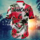 NCAA Cincinnati Bearcats Hawaiian Shirt Hibiscus Flowers Pattern NCAA Cincinnati Bearcats Hawaiian Shirt Hibiscus Flowers Pattern
