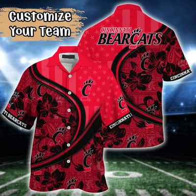 NCAA Cincinnati Bearcats Hawaiian Shirt Custom Name Trendy Summer Gift