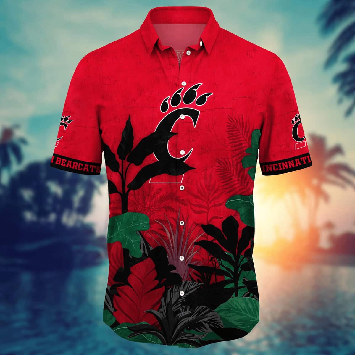 Tropical Aloha Cincinnati Bearcats NCAA Hawaiian Shirt Summer Vacation Gift