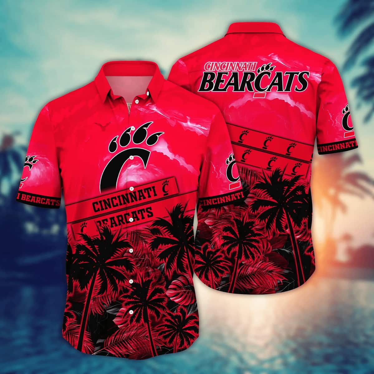 Vintage Aloha NCAA Cincinnati Bearcats Hawaiian Shirt Best Beach Gift Vintage Aloha NCAA Cincinnati Bearcats Hawaiian Shirt Best Beach Gift