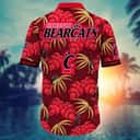 NCAA Cincinnati Bearcats Hawaiian Shirt Palm Leaves Pattern Beach Gift For Friend