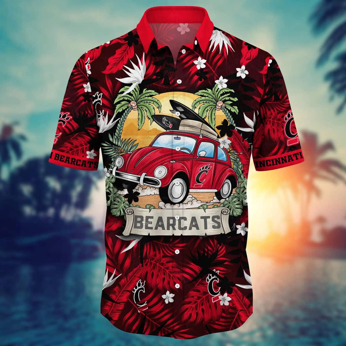 Summer Aloha NCAA Cincinnati Bearcats Hawaiian Shirt Practical Beach Gift Summer Aloha NCAA Cincinnati Bearcats Hawaiian Shirt Practical Beach Gift