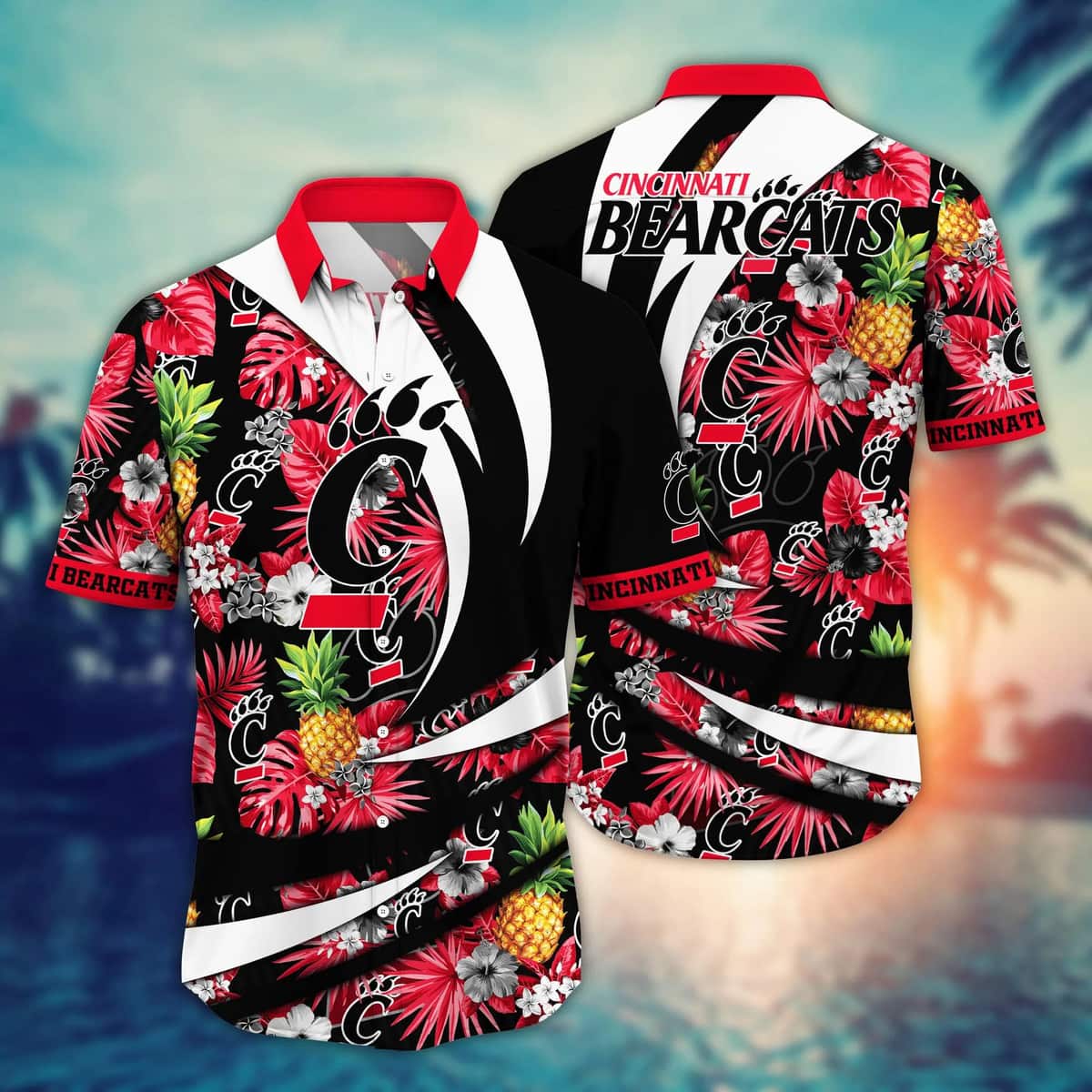 Summer Aloha NCAA Cincinnati Bearcats Hawaiian Shirt Tropical Fruit Pattern Beach Gift For Him Summer Aloha NCAA Cincinnati Bearcats Hawaiian Shirt Tropical Fruit Pattern Beach Gift For Him