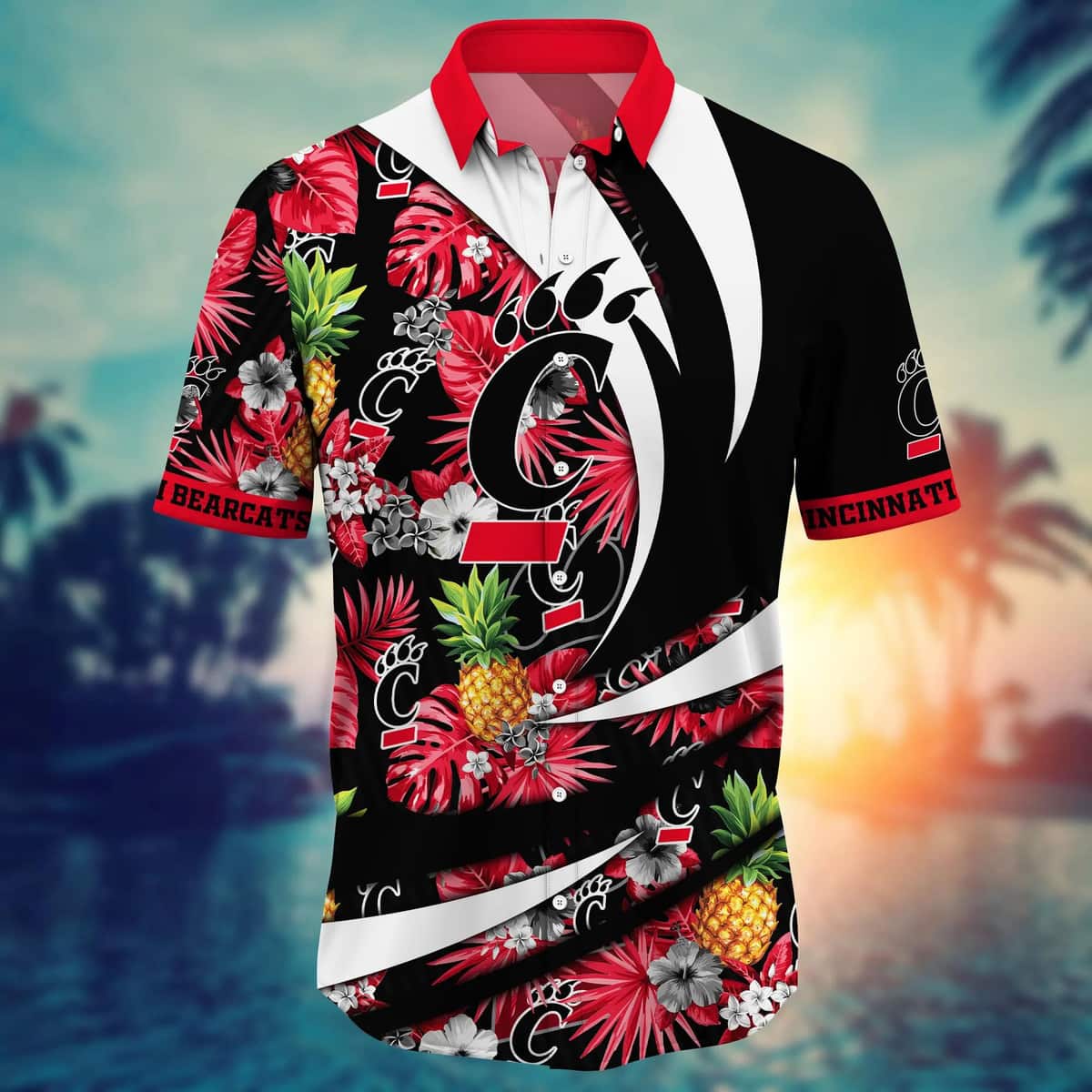 Summer Aloha NCAA Cincinnati Bearcats Hawaiian Shirt Tropical Fruit Pattern Beach Gift For Him Summer Aloha NCAA Cincinnati Bearcats Hawaiian Shirt Tropical Fruit Pattern Beach Gift For Him