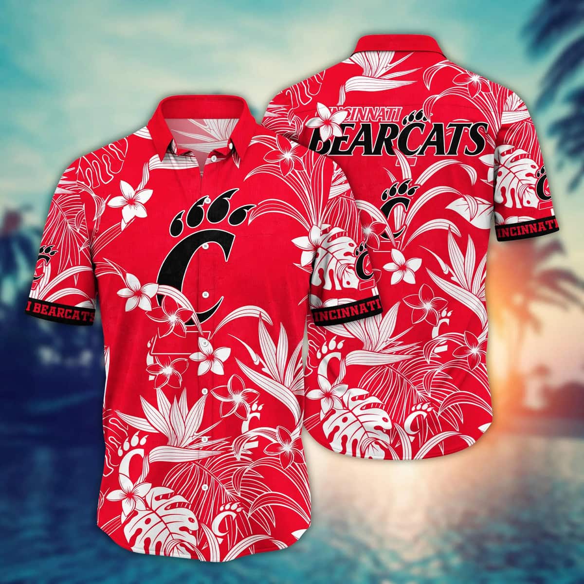 Cincinnati Bearcats NCAA Hawaiian Shirt Gift For Beach Vacation Cincinnati Bearcats NCAA Hawaiian Shirt Gift For Beach Vacation