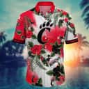 Cincinnati Bearcats NCAA Hawaiian Shirt Hibiscus Flowers Pattern