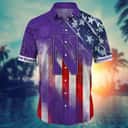 NCAA Northwestern Wildcats Hawaiian Shirt Independence Day Happy 4th Of July